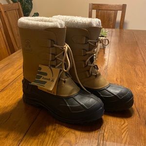 Waterproof fur lined boots